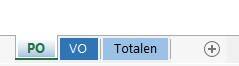 Afbeelding tabblad excel